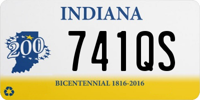 IN license plate 741QS