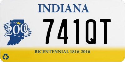 IN license plate 741QT