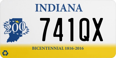 IN license plate 741QX