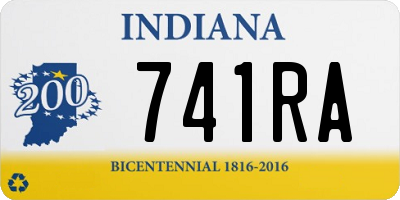 IN license plate 741RA