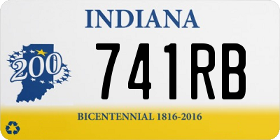 IN license plate 741RB