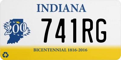 IN license plate 741RG