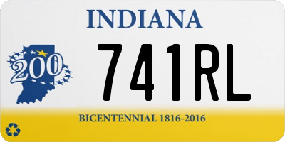 IN license plate 741RL