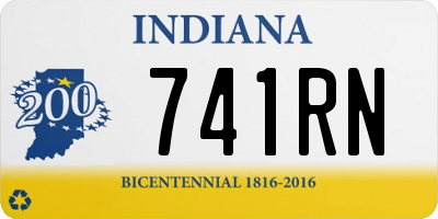 IN license plate 741RN