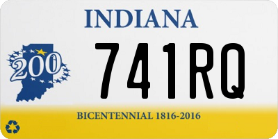 IN license plate 741RQ