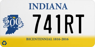 IN license plate 741RT