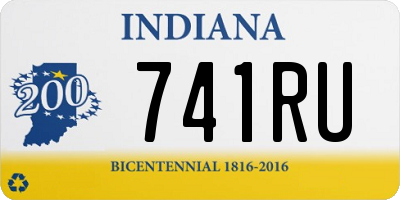 IN license plate 741RU