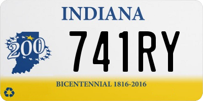IN license plate 741RY
