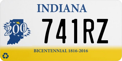 IN license plate 741RZ