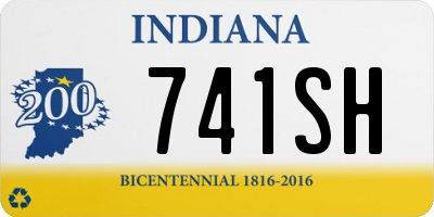 IN license plate 741SH