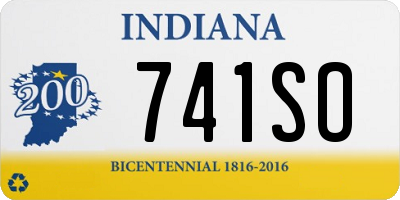IN license plate 741SO