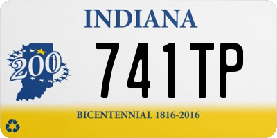 IN license plate 741TP