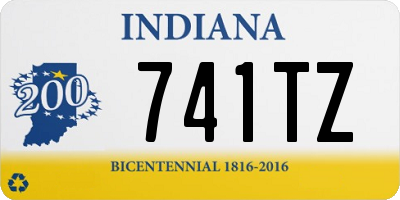 IN license plate 741TZ
