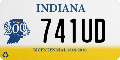 IN license plate 741UD