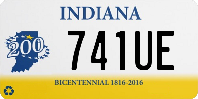 IN license plate 741UE