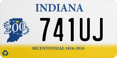 IN license plate 741UJ