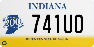 IN license plate 741UO