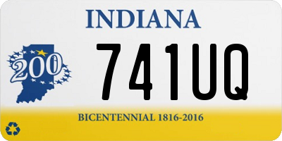 IN license plate 741UQ