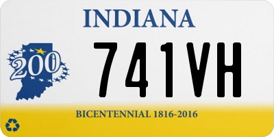 IN license plate 741VH