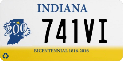 IN license plate 741VI