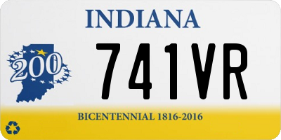 IN license plate 741VR