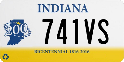 IN license plate 741VS