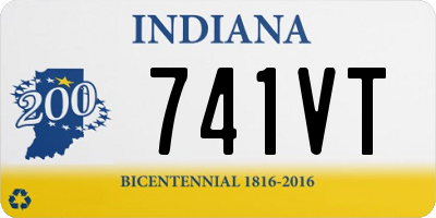 IN license plate 741VT