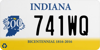 IN license plate 741WQ