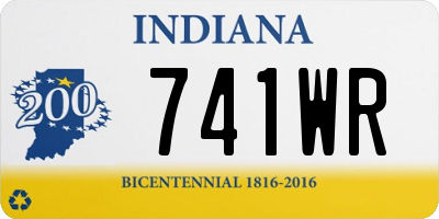 IN license plate 741WR