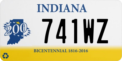 IN license plate 741WZ