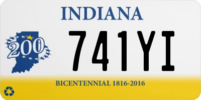 IN license plate 741YI