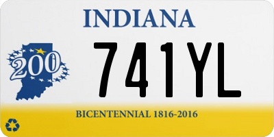 IN license plate 741YL