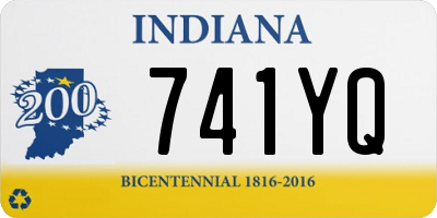 IN license plate 741YQ