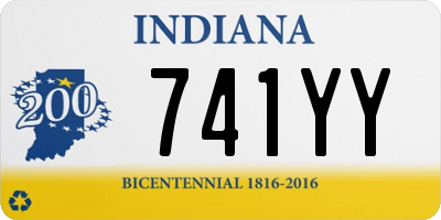 IN license plate 741YY