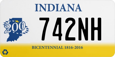 IN license plate 742NH