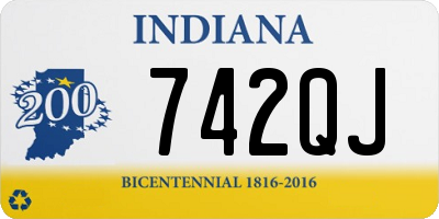 IN license plate 742QJ