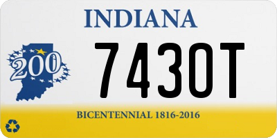 IN license plate 743OT