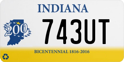 IN license plate 743UT