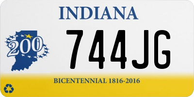 IN license plate 744JG