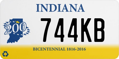 IN license plate 744KB