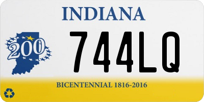 IN license plate 744LQ