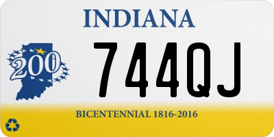 IN license plate 744QJ