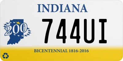 IN license plate 744UI