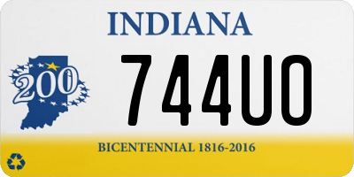 IN license plate 744UO