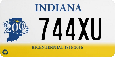 IN license plate 744XU