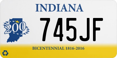 IN license plate 745JF