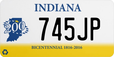 IN license plate 745JP