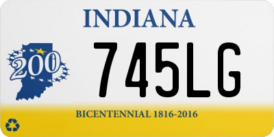 IN license plate 745LG