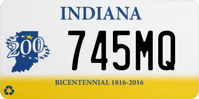 IN license plate 745MQ