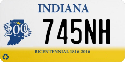 IN license plate 745NH
